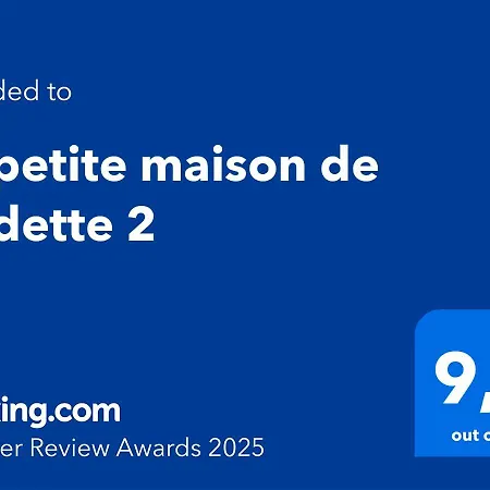 La Petite Maison De Nadette 2 Apartment